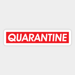 Quarantine Santuy Sticker